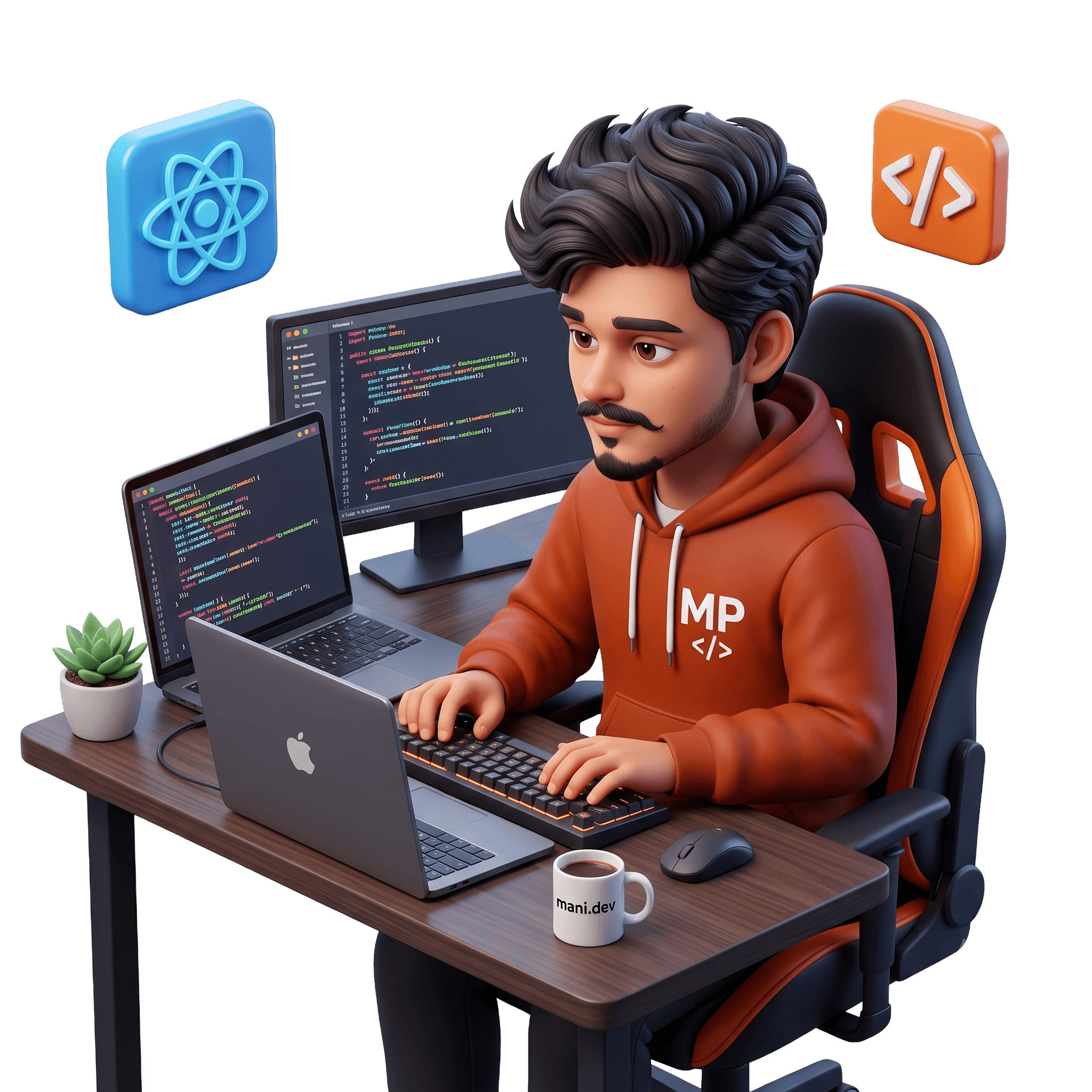 Manikanta Pitla - Developer Illustration